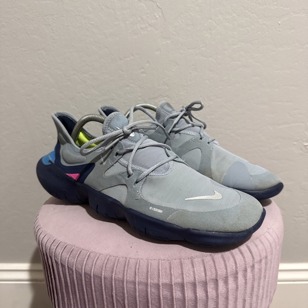 Nike Free RN 5.0 Mens Sz 10 Sneakers AQ1289-400 Natural Walking Obsidian